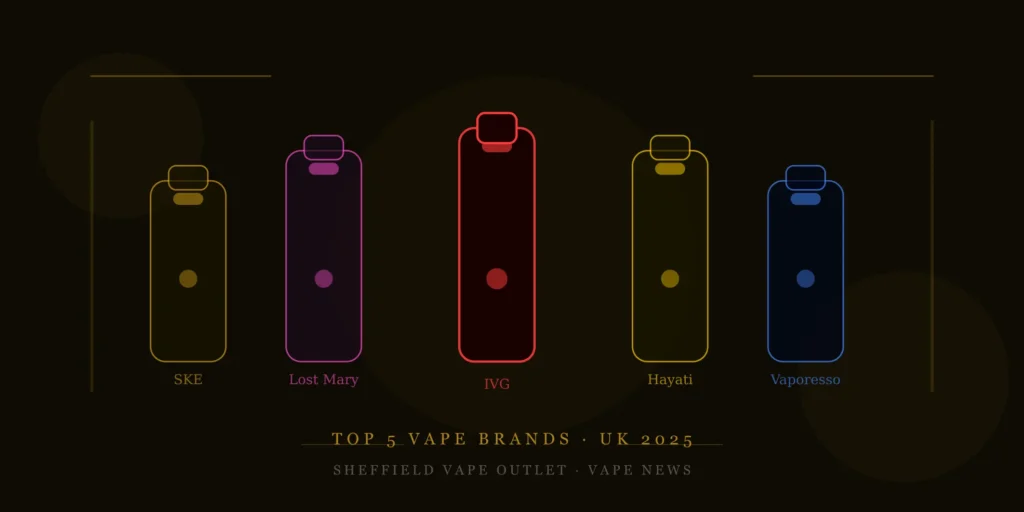 Top 5 Vape Brands in the UK for 2025